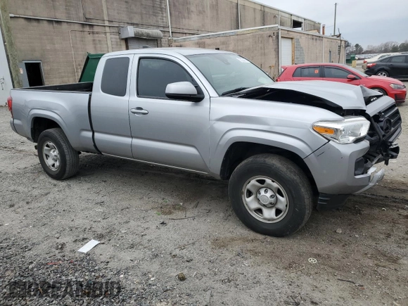 2021 Toyota Tacoma SR with VIN 3TYRX5GN0MT006910, listed as a Copart auction lot 43919765 with 42,273 mi miles and Salvage title. Bid and sale history available at DreamBid. Image 4.