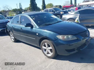 2004 Mazda 3 i with VIN JM1BK12F841124933, listed as a IAAI auction lot 41831640 with 160,980 mi miles and . Bid and sale history available at DreamBid. Image 1.