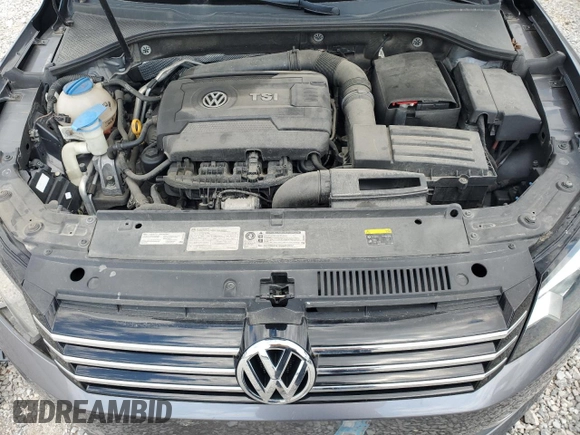 2014 Volkswagen Passat Wolfsburg Edition with VIN 1VWAS7A36EC116192, listed as a Copart auction lot 57643045 with 89,026 mi miles and Salvage title. Bid and sale history available at DreamBid. Image 11.