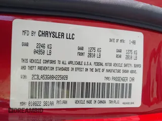 2008 Chrysler 300 Touring with VIN 2C3LA53G08H225028, listed as a IAAI auction lot 41797476 with 94,404 mi miles and . Bid and sale history available at carsss.com. Image 9.
