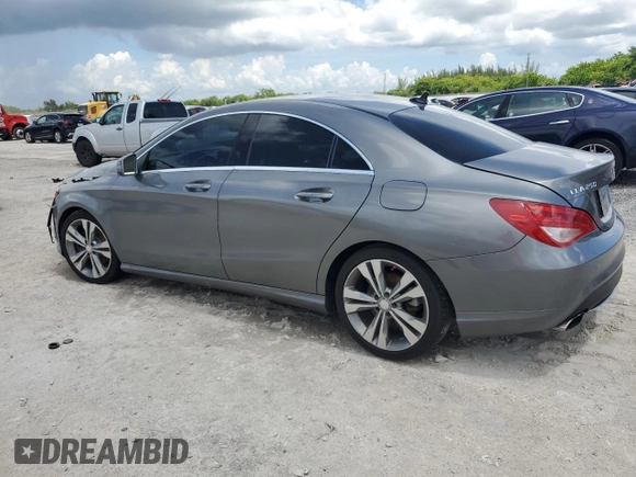 2014 Mercedes-Benz CLA 250 with VIN WDDSJ4EB2EN043469, listed as a Copart auction lot 63766465 with Not provided miles and Salvage title. Bid and sale history available at DreamBid. Image 2.