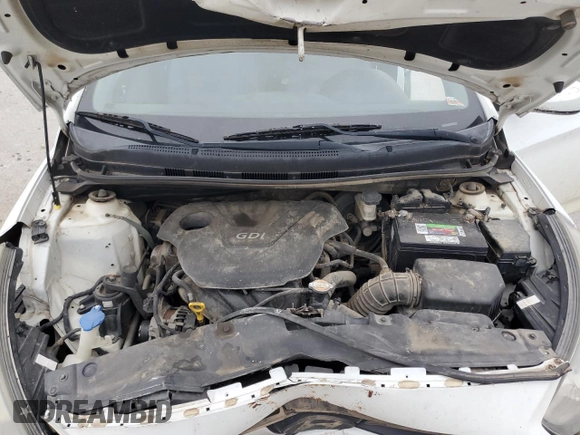 2012 Hyundai Accent SE with VIN KMHCU5AE7CU017198, listed as a Copart auction lot 49642815 with 194,136 mi miles and Salvage Title. Bid and sale history available at carsss.com. Image 12.