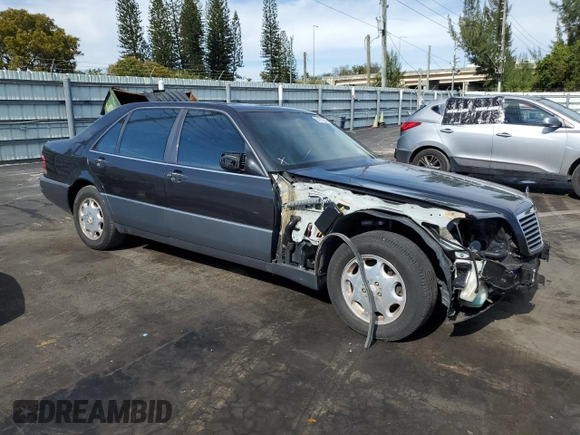 1994 Mercedes-Benz S with VIN WDBGA51E5RA159136, listed as a Copart auction lot 86790254 with 79,921 mi miles and Non Repairable. Bid and sale history available at DreamBid. Image 4.