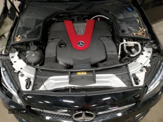 2017 Mercedes-Benz C 43 AMG with VIN WDDWJ6EB5HF457406, listed as a Copart auction lot 52108435 with 44,171 mi miles and Salvage title. Bid and sale history available at DreamBid. Image 11.