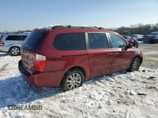 2007 Kia Sedona LX with VIN KNDMB233576160217, listed as a Copart auction lot 88878765 with 188,835 mi miles and Salvage Title. Bid and sale history available at carsss.com. Image 3.