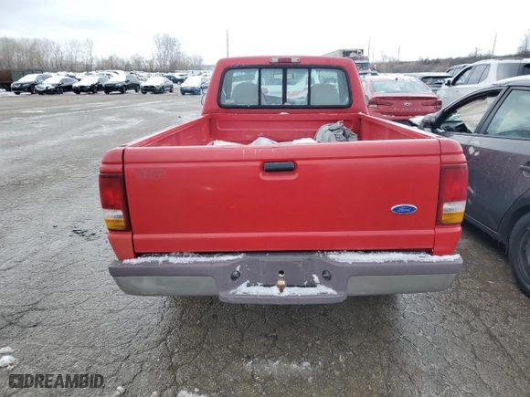 1997 Ford Ranger XLT with VIN 1FTCR10A8VPA12915, listed as a Copart auction lot 82215254 with 154,788 mi miles and Salvage Title. Bid and sale history available at carsss.com. Image 6.