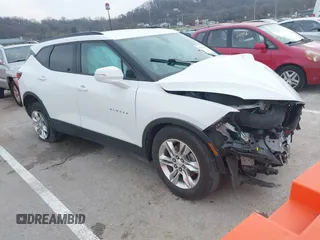 2019 Chevrolet Blazer with VIN 3GNKBGRS7KS647577, listed as a IAAI auction lot 41211185 with 81,889 mi miles and . Bid and sale history available at DreamBid. Image 1.