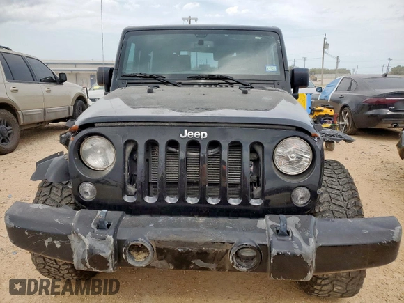 2016 Jeep Wrangler Black Bear with VIN 1C4AJWAG6GL332985, listed as a Copart auction lot 55244945 with 76,661 mi miles and Salvage title. Bid and sale history available at DreamBid. Image 5.