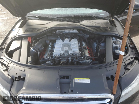 2013 Audi A8 3.0L with VIN WAUAGAFDXDN000657, listed as a Copart auction lot 42992755 with 154,426 mi miles and Salvage title. Bid and sale history available at DreamBid. Image 12.