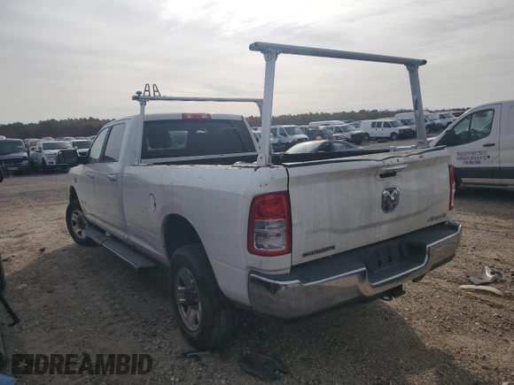 2019 Ram 2500 Big Horn with VIN 3C6UR5JL1KG519237, listed as a Copart auction lot 72197204 with 42,760 mi miles and Salvage title. Bid and sale history available at DreamBid. Image 2.