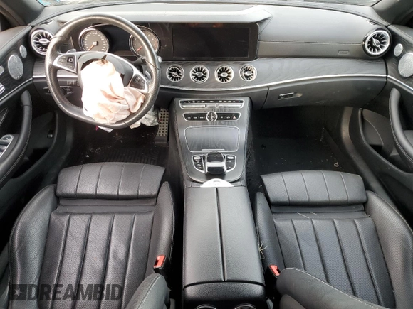 2018 Mercedes-Benz E-Class E 400 with VIN WDD1K6GB0JF038311, listed as a Copart auction lot 79185004 with 0 mi miles and Salvage Title. Bid and sale history available at carsss.com. Image 8.