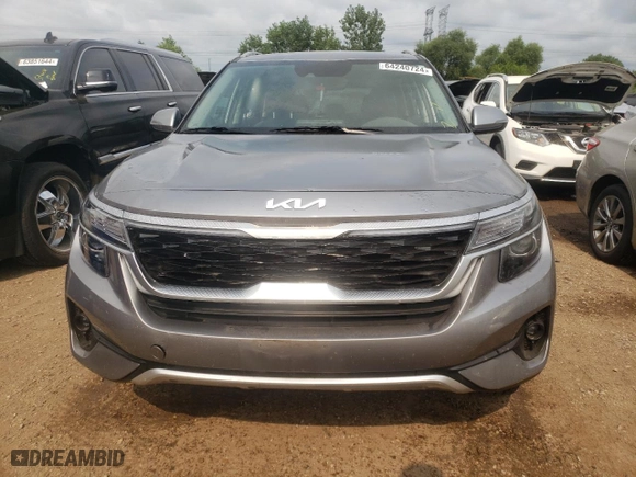 2022 Kia Seltos S with VIN KNDEU2AA7N7299627, listed as a Copart auction lot 64240724 with NaN miles and Salvage Title. Bid and sale history available at carsss.com. Image 5.