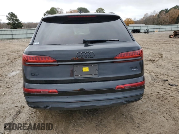 2022 Audi Q7 Premium Plus with VIN WA1LJBF76ND016305, listed as a Copart auction lot 84817174 with 46,895 mi miles and Salvage title. Bid and sale history available at DreamBid. Image 6.