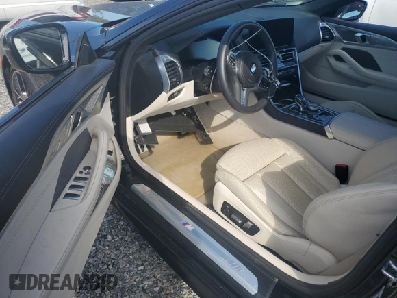 2024 BMW 8 Series 840i with VIN WBADZ2C05RCP88751, listed as a Copart auction lot 73794034 with Not Provided miles and Non Repairable. Bid and sale history available at carsss.com. Image 8.