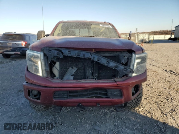 2016 Nissan Titan XD Platinum Reserve with VIN 1N6BA1F43GN502064, listed as a Copart auction lot 82686584 with 275,417 mi miles and Salvage Title. Bid and sale history available at carsss.com. Image 5.