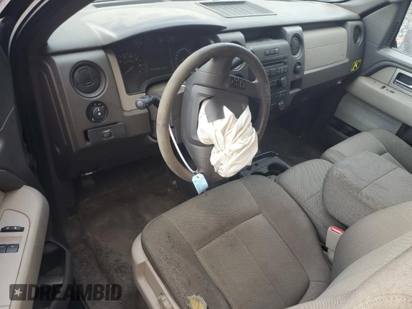 2010 Ford F-150 XL with VIN 1FTMF1E84AKB60053, listed as a Copart auction lot 82115704 with Not Provided miles and Salvage Title. Bid and sale history available at DreamBid. Image 8.