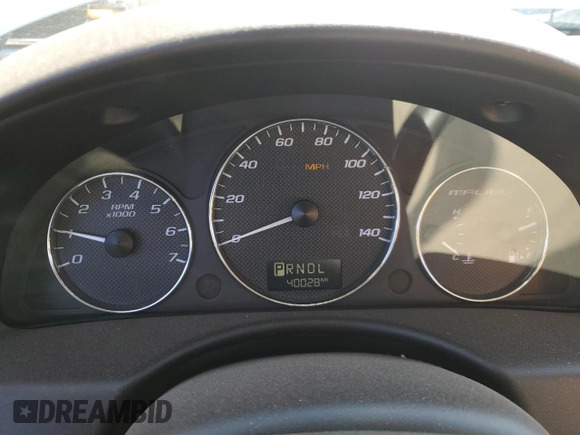 2006 Chevrolet Malibu LTZ with VIN 1G1ZU53866F245040, listed as a Copart auction lot 47761415 with 40,028 mi miles and Salvage Title. Bid and sale history available at DreamBid. Image 9.
