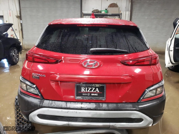 2022 Hyundai Kona SE with VIN KM8K22AB3NU866964, listed as a Copart auction lot 87009534 with 40,214 mi miles and Salvage Title. Bid and sale history available at carsss.com. Image 6.