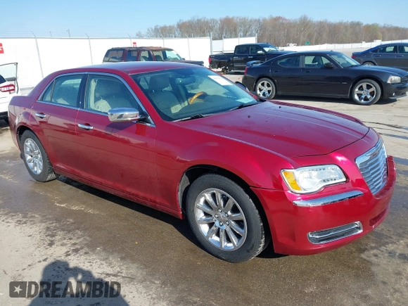 2012 Chrysler 300 Limited with VIN 2C3CCACG6CH133028, listed as a IAAI auction lot 41931124 with 101,594 mi miles and . Bid and sale history available at DreamBid. Image 1.