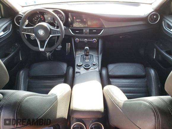 2019 Alfa Romeo Giulia Ti Sport with VIN ZARFAMBNXK7618191, listed as a Copart auction lot 62888044 with 49,506 mi miles and Clean Title. Bid and sale history available at carsss.com. Image 8.