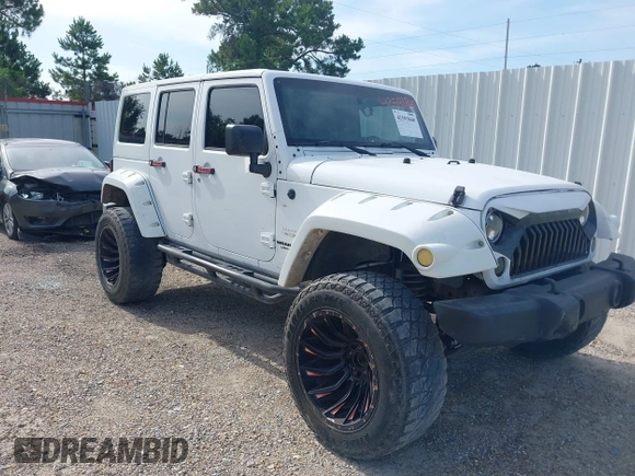 2012 Jeep Wrangler Unlimited Sahara with VIN 1C4BJWEG1CL186407, listed as a IAAI auction lot 42593848 with 178,354 mi miles and . Bid and sale history available at DreamBid. Image 1.