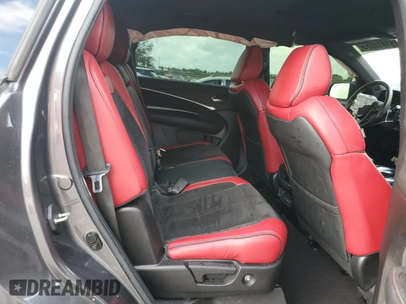 2020 Acura MDX w/Technology/A-Spec Pkg with VIN 5J8YD4H06LL024181, listed as a Copart auction lot 51617235 with 46,235 mi miles and Non Repairable. Bid and sale history available at carsss.com. Image 11.