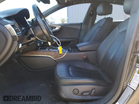 2015 Audi A7 Premium Plus with VIN WAUWGAFC1FN029061, listed as a Copart auction lot 88324805 with 91,038 mi miles and Salvage title. Bid and sale history available at DreamBid. Image 7.