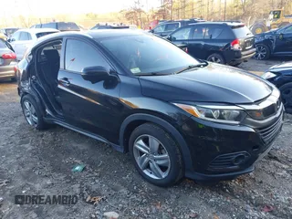 2019 Honda HR-V EX-L with VIN 3CZRU6H76KM740212, listed as a IAAI auction lot 41094402 with 58,036 mi miles. Bid and sale history available at carsss.com. Image 1.