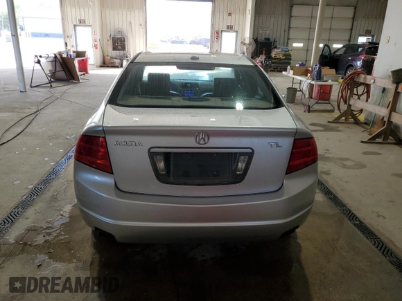 2006 Acura TL with VIN 19UUA66226A040286, listed as a Copart auction lot 54565225 with 138,326 mi miles and Salvage Title. Bid and sale history available at carsss.com. Image 6.