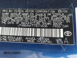 2007 Toyota Camry с VIN JTNBB46K773019636, выставлен на аукционе IAAI как лот 42479348 с пробегом 288 801 миль миль и . История ставок и продаж доступна на DreamBid. Изображение 9.