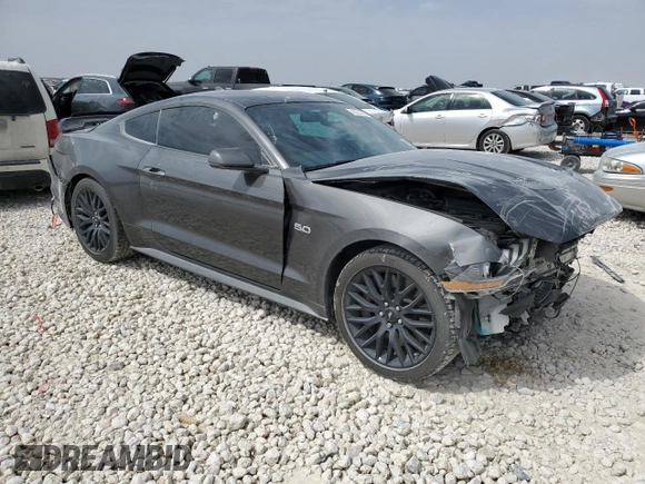 2020 Ford Mustang GT with VIN 1FA6P8CF8L5175789, listed as a Copart auction lot 48051655 with 32,270 mi miles and Salvage Title. Bid and sale history available at DreamBid. Image 4.