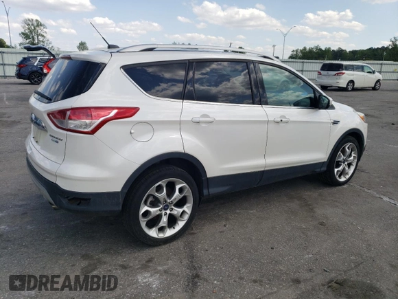 2016 Ford Escape Titanium with VIN 1FMCU9J91GUB52418, listed as a Copart auction lot 52644135 with 107,212 mi miles and Salvage Title. Bid and sale history available at carsss.com. Image 3.
