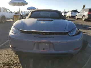 2023 Porsche 718 Boxster GTS 4.0 with VIN WP0CD2A86PS216290, listed as a Copart auction lot 85533004 with 0 mi miles and Salvage Title. Bid and sale history available at carsss.com. Image 6.