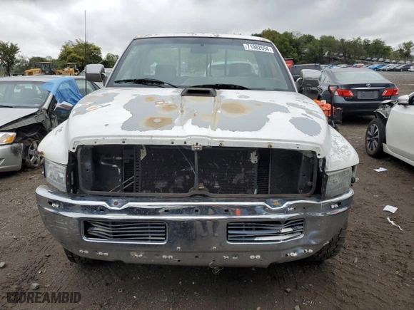 1996 Dodge Ram 1500 with VIN 1B7HC16Z2TS571133, listed as a Copart auction lot 71982594 with 233,135 mi miles and Salvage Title. Bid and sale history available at carsss.com. Image 5.