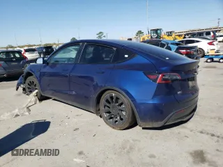 2022 Tesla Model Y Long Range with VIN 7SAYGDEE1NF481639, listed as a Copart auction lot 49896125 with Not Provided miles and Salvage Title. Bid and sale history available at carsss.com. Image 2.