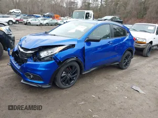 2022 Honda HR-V Sport with VIN 3CZRU6H18NM704652, listed as a IAAI auction lot 41742125 with 31,992 mi miles. Bid and sale history available at carsss.com. Image 17.