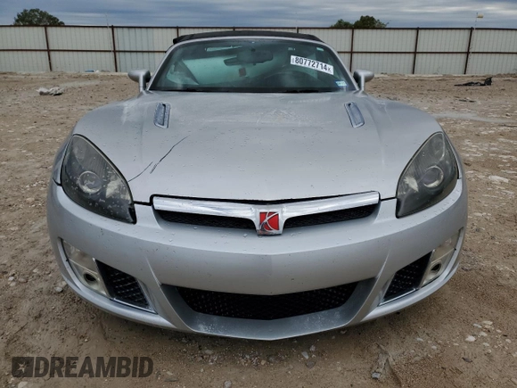 2009 Saturn Sky Red Line z VIN 1G8MT35X89Y103952, wystawiony jako Copart lot #80772714 z przebiegiem 83 835 mil mil oraz Szkody całkowita. Historia ofert i sprzedaży dostępna na DreamBid. Obrazek 5.