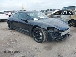 2021 Porsche Taycan with VIN WP0AA2Y1XMSA17279, listed as a IAAI auction lot 41108246 with 45,542 mi miles and . Bid and sale history available at DreamBid. Image 1.