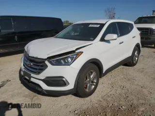 2018 Hyundai Santa Fe 2.4L with VIN 5NMZTDLB8JH107866, listed as a Copart auction lot 52343155 with 186,965 mi miles and Salvage title. Bid and sale history available at DreamBid. Image 1.