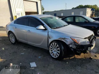2011 Buick Regal CXL Turbo TO3 with VIN W04GX5GV2B1061818, listed as a Copart auction lot 71033544 with 139,619 mi miles and Salvage Title. Bid and sale history available at carsss.com. Image 4.