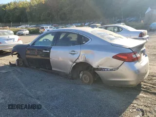 2013 Infiniti M with VIN JN1BY1AR6DM600835, listed as a Copart auction lot 76706754 with Not Provided miles and Salvage Title. Bid and sale history available at DreamBid. Image 2.
