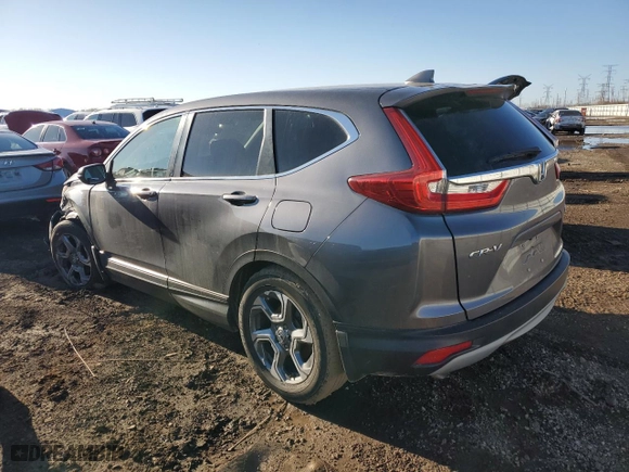 2018 Honda CR-V EX with VIN 2HKRW2H58JH681661, listed as a Copart auction lot 50220165 with 80,175 mi miles and Salvage Title. Bid and sale history available at carsss.com. Image 2.