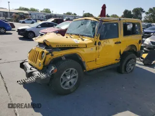 2015 Jeep Wrangler Rubicon with VIN 1C4BJWCGXFL559838, listed as a Copart auction lot 63685704 with 97,917 mi miles and Non repairable. Bid and sale history available at DreamBid. Image 1.