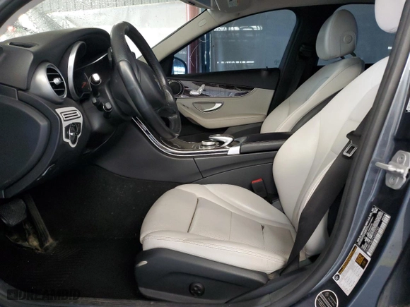 2015 Mercedes-Benz C-Class C 300 with VIN 55SWF4JB7FU059782, listed as a Copart auction lot 44713235 with 90,054 mi miles and Salvage Title. Bid and sale history available at carsss.com. Image 7.