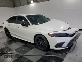 2024 Honda Civic Sport with VIN 2HGFE2F54RH560768, listed as a Copart auction lot 47355255 with 20,349 mi miles and Non Repairable. Bid and sale history available at DreamBid. Image 4.
