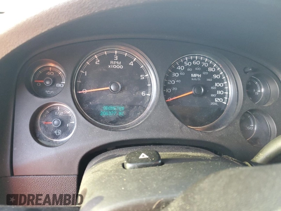 2010 Chevrolet Avalanche LTZ with VIN 3GNNCGE0XAG257069, listed as a Copart auction lot 45189615 with 206,377 mi miles and Salvage Title. Bid and sale history available at DreamBid. Image 9.