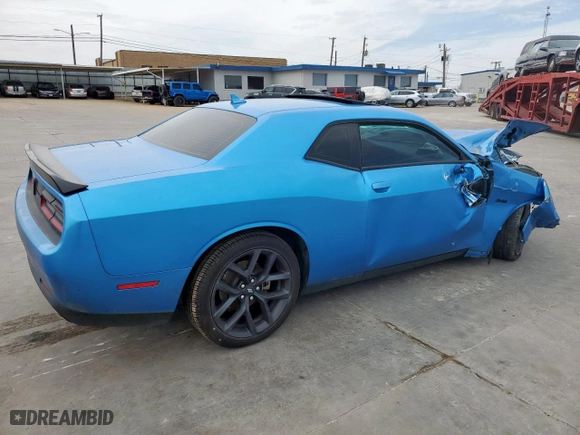 2023 Dodge Challenger R/T with VIN 2C3CDZBT1PH614496, listed as a Copart auction lot 48027255 with 36,298 mi miles and Salvage Title. Bid and sale history available at carsss.com. Image 3.