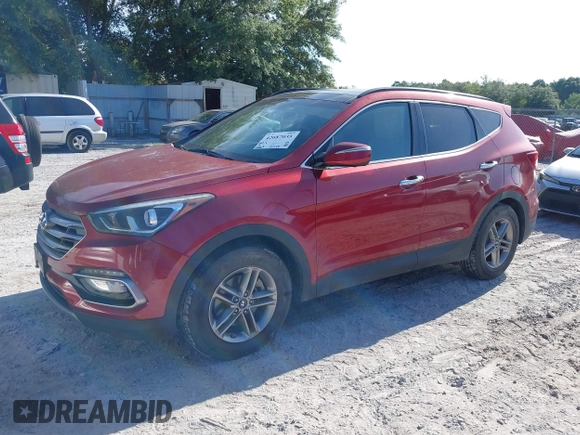 2017 Hyundai Santa Fe 2.4L with VIN 5XYZUDLBXHG397691, listed as a IAAI auction lot 42687035 with 115,563 mi miles and . Bid and sale history available at DreamBid. Image 17.