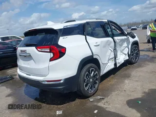 2024 GMC Terrain SLT with VIN 3GKALPEG5RL383688, listed as a IAAI auction lot 41838067 with 12,867 mi miles and . Bid and sale history available at DreamBid. Image 4.