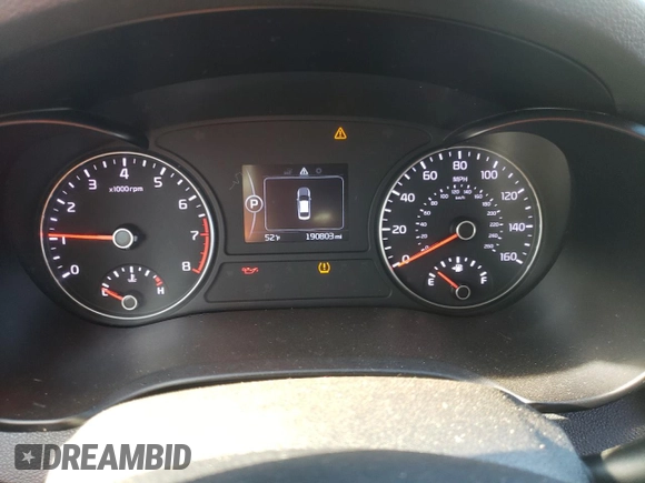 2017 Kia Optima LX with VIN 5XXGT4L35HG178001, listed as a Copart auction lot 50804015 with 190,803 mi miles and Salvage Title. Bid and sale history available at carsss.com. Image 9.